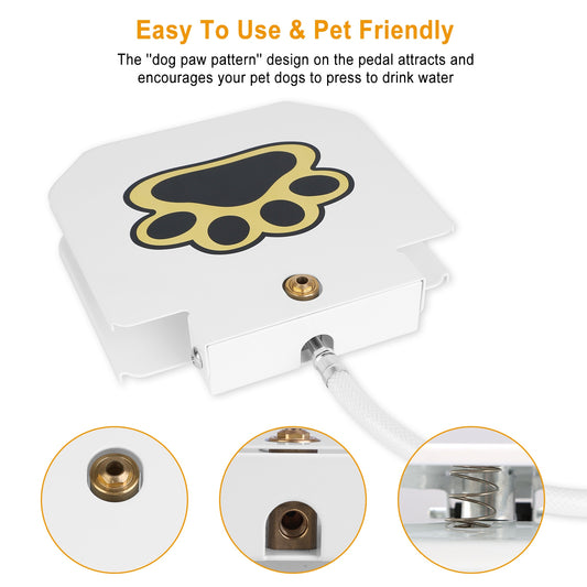 1Pc Dog Water Fountain Outdoor by luvipets
