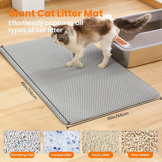 Jumbo Cat Litter Mat by luvipets