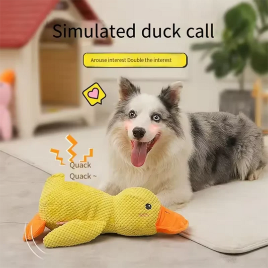 Stomping Duck Plush Dog Toy by luvipets