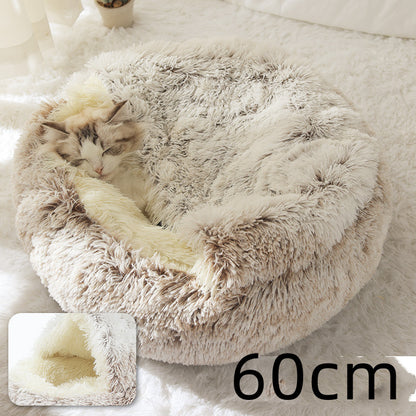 2 In 1 Dog And Cat Bed Pet Winter Bed by luvipets