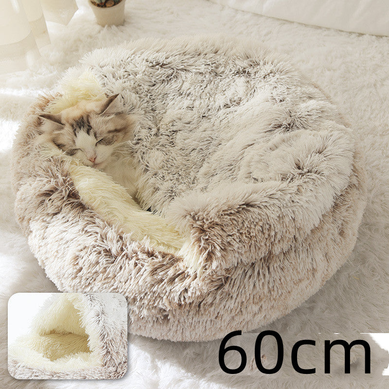2 In 1 Dog And Cat Bed Pet Winter Bed by luvipets