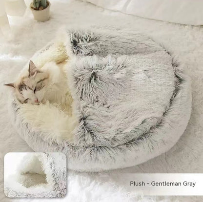 2 In 1 Dog And Cat Bed Pet Winter Bed by luvipets