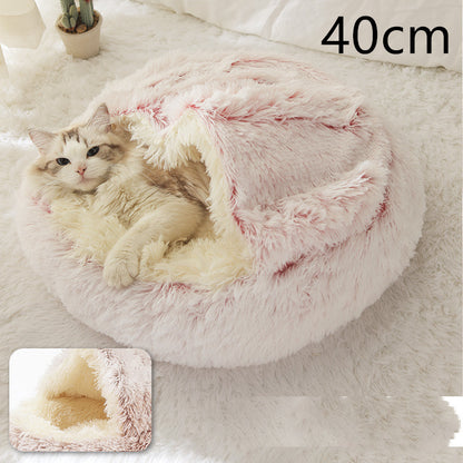 2 In 1 Dog And Cat Bed Pet Winter Bed by luvipets