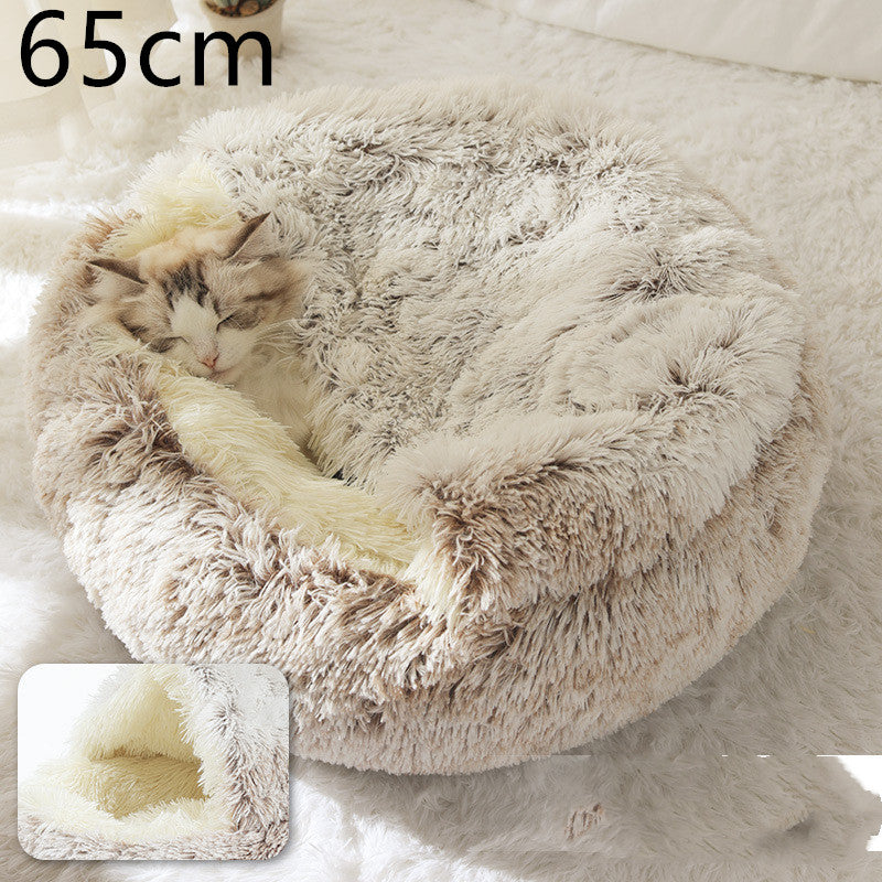 2 In 1 Dog And Cat Bed Pet Winter Bed by luvipets