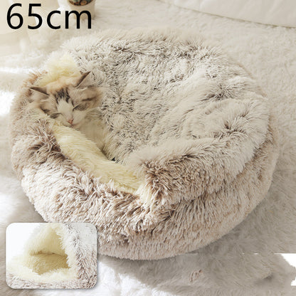 2 In 1 Dog And Cat Bed Pet Winter Bed by luvipets
