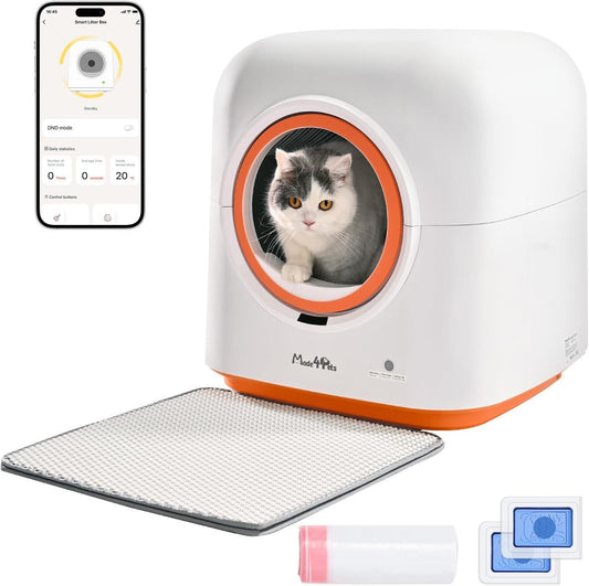 60L Automatic Cat Litter Box by luvipets