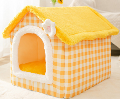 Foldable Dog House Pet Cat Bed Winterby luvipets