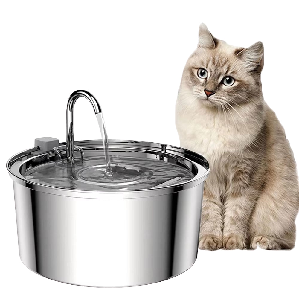 Stainless Steel Pet Water Feeder by luvipets