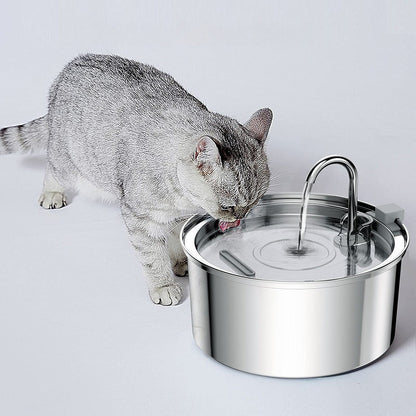 Stainless Steel Pet Water Feeder by luvipets