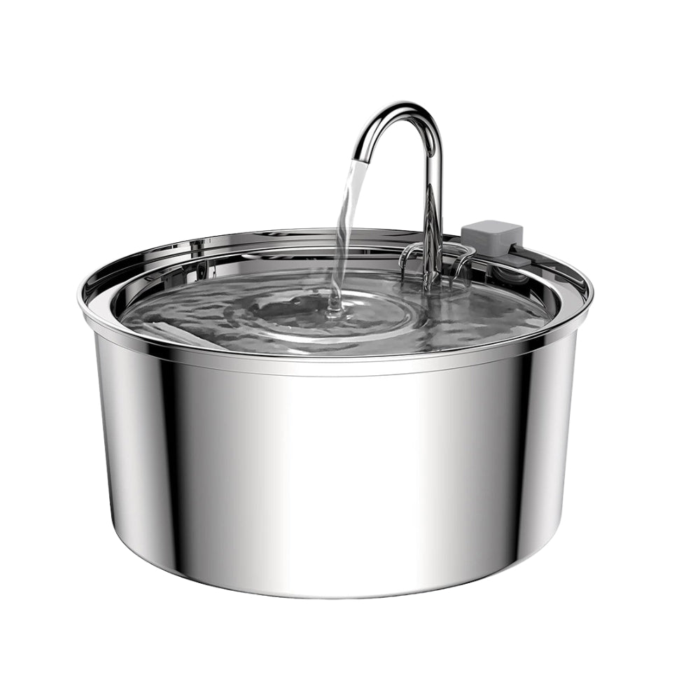 Stainless Steel Pet Water Feeder by luvipets
