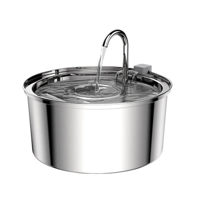 Stainless Steel Pet Water Feeder by luvipets