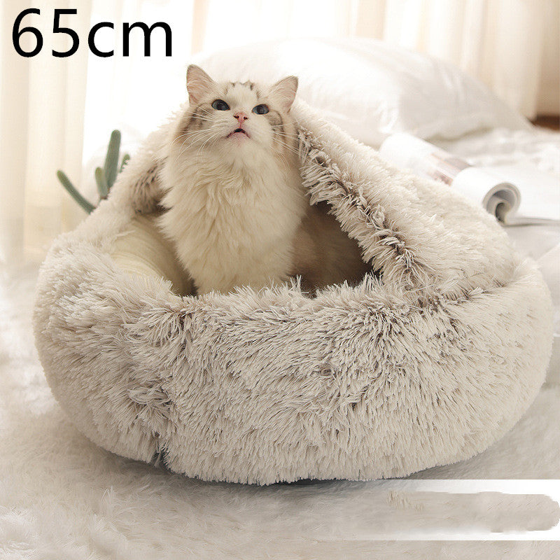 2 In 1 Dog And Cat Bed Pet Winter Bed by luvipets
