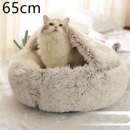 2 In 1 Dog And Cat Bed Pet Winter Bed by luvipets
