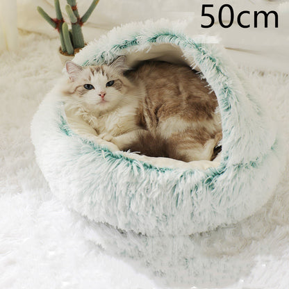 2 In 1 Dog And Cat Bed Pet Winter Bed by luvipets