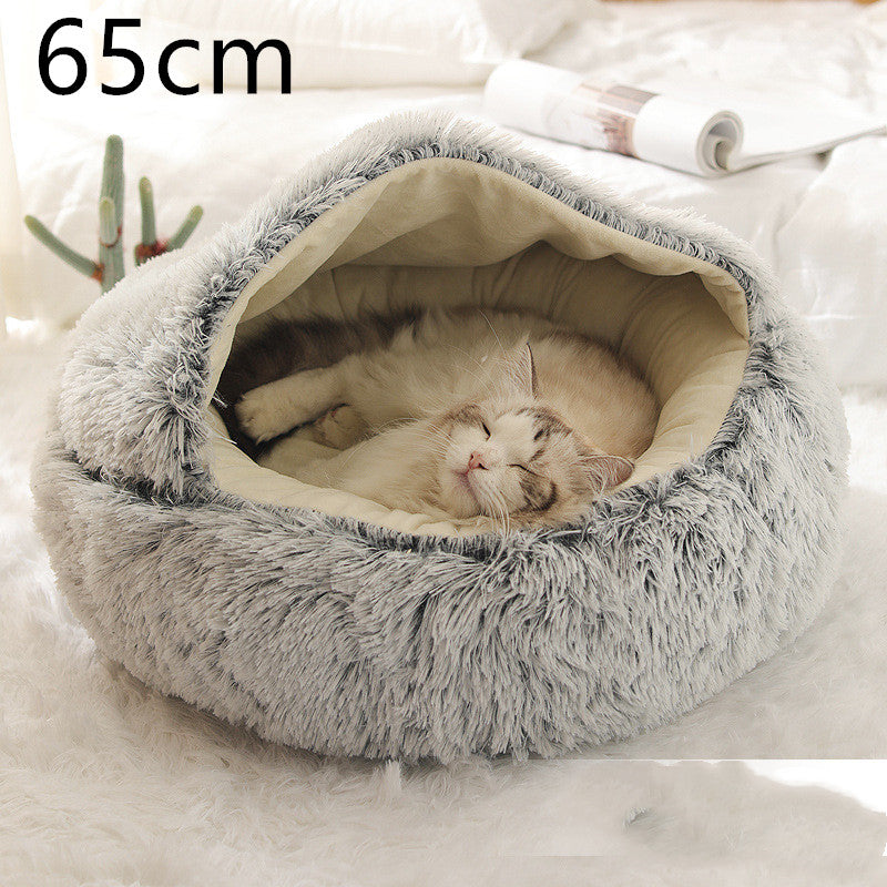 2 In 1 Dog And Cat Bed Pet Winter Bed by luvipets