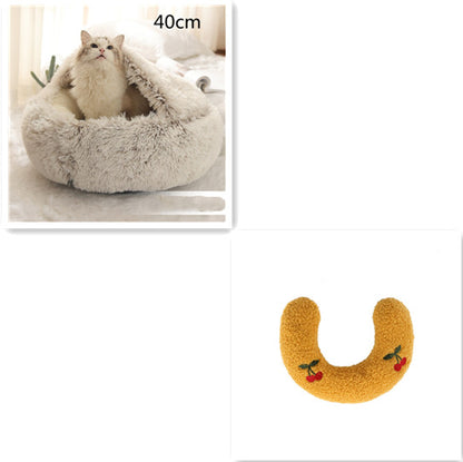 2 In 1 Dog And Cat Bed Pet Winter Bed by luvipets