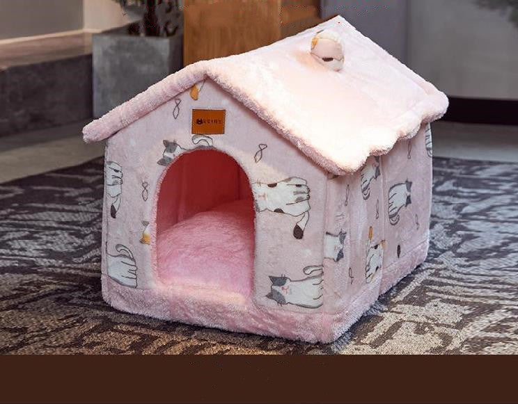 Foldable Dog House Pet Cat Bed Winter Dog by luvipets