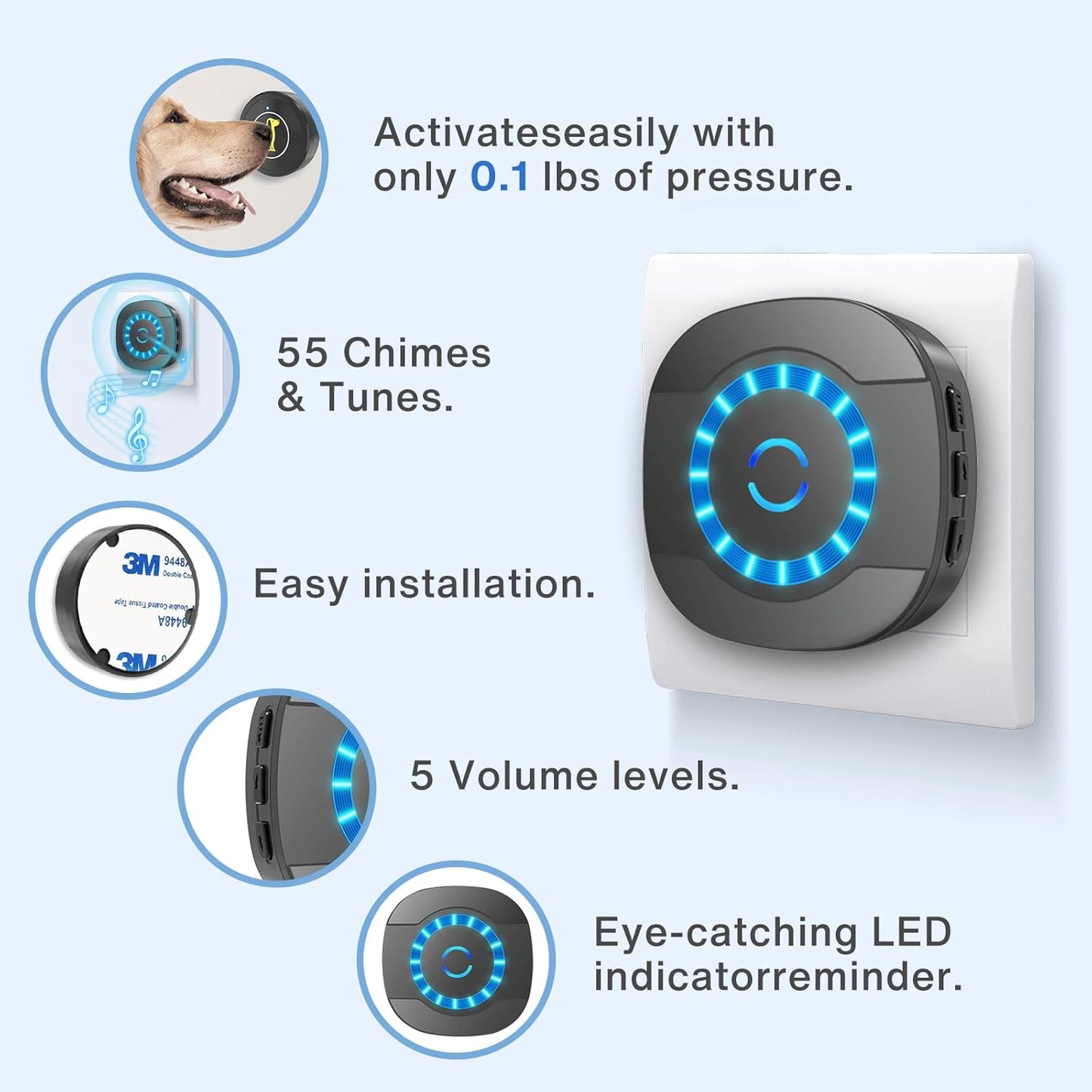 Dog Door Bell by luvipets