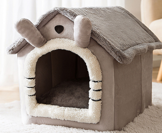 Foldable Dog House Pet Cat Bed Winterby luvipets