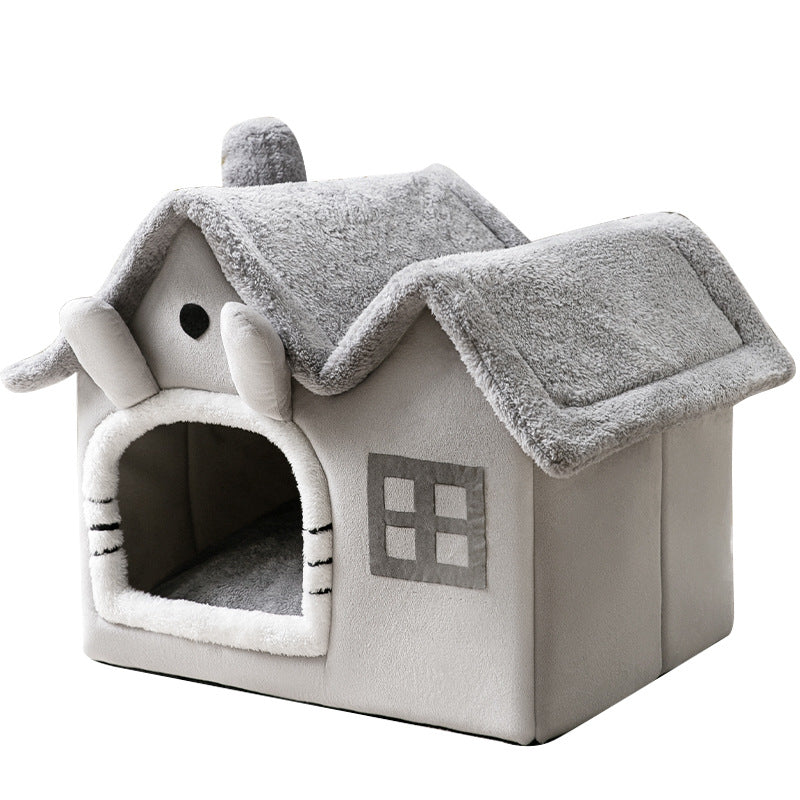 Foldable Dog House Pet Cat Bed Winter Dog by luvipets