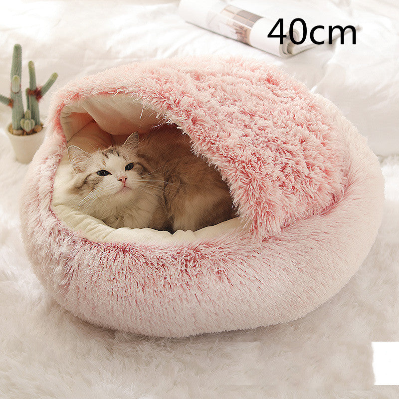 2 In 1 Dog And Cat Bed Pet Winter Bed by luvipets