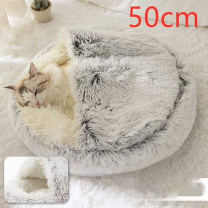 2 In 1 Dog And Cat Bed Pet Winter Bed by luvipets