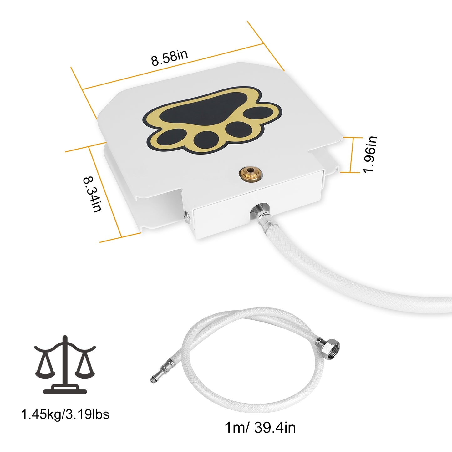 1Pc Dog Water Fountain Outdoor by luvipets