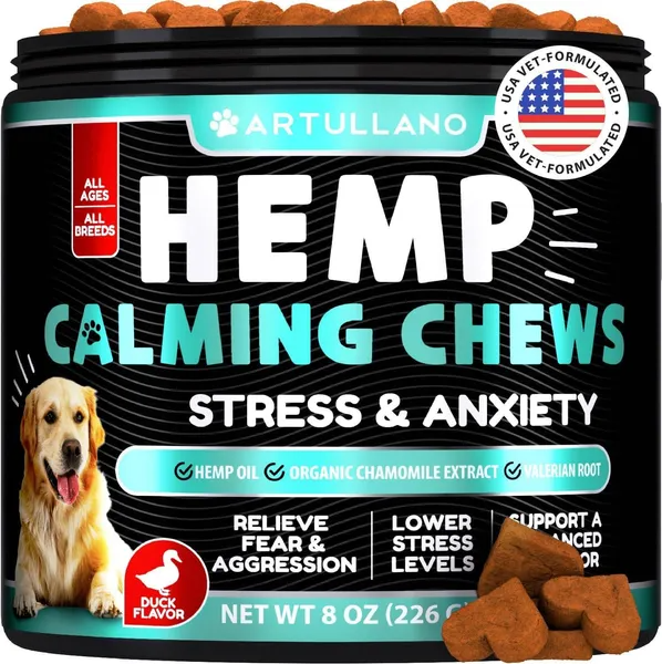 Hemp Calming Chews For Dogs by luvipets