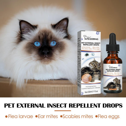 Pet External Deworming Drops For Cats And Dogs