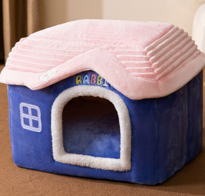 Foldable Dog House Pet Cat Bed Winterby luvipets