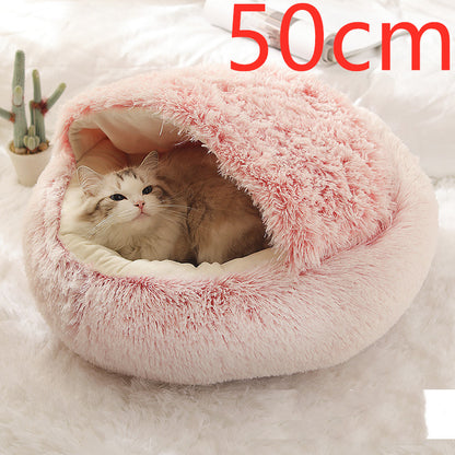 2 In 1 Dog And Cat Bed Pet Winter Bed by luvipets