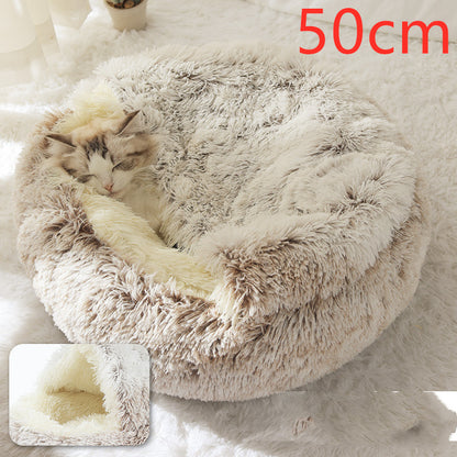 2 In 1 Dog And Cat Bed Pet Winter Bed by luvipets