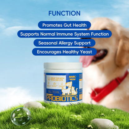 Bark And Meow Probiotics For Dogs & Cats by luvipets