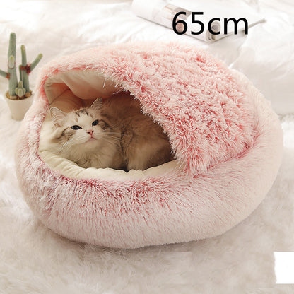 2 In 1 Dog And Cat Bed Pet Winter Bed by luvipets