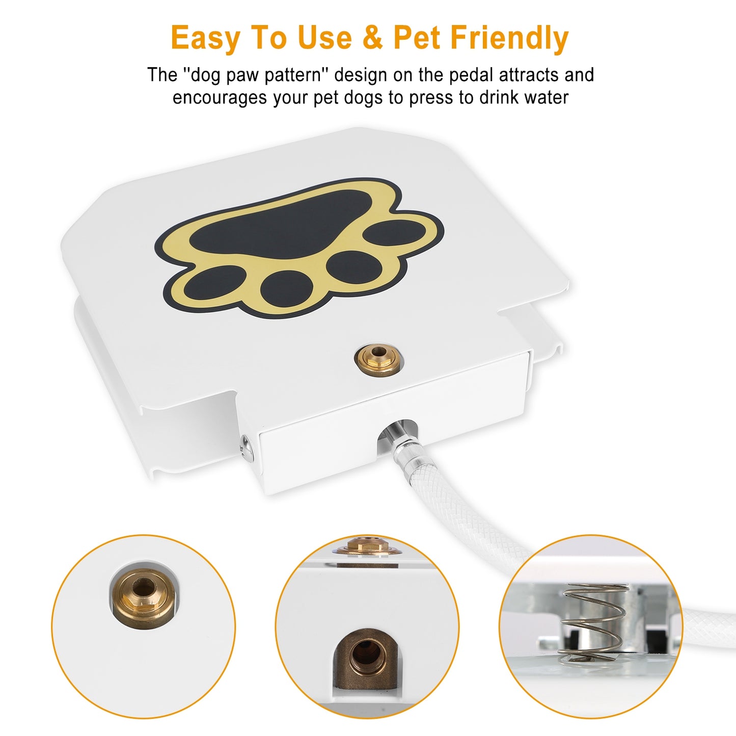 1Pc Dog Water Fountain Outdoor by luvipets