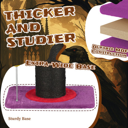 Cat Scratching Post With Spring Ball Toy by luvipets