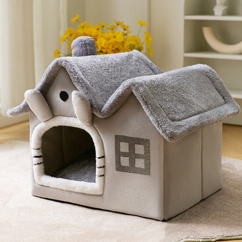 Foldable Dog House Pet Cat Bed Winter Dog by luvipets