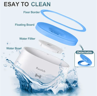 Dog Water Bowl No Spill 2L by luvipets