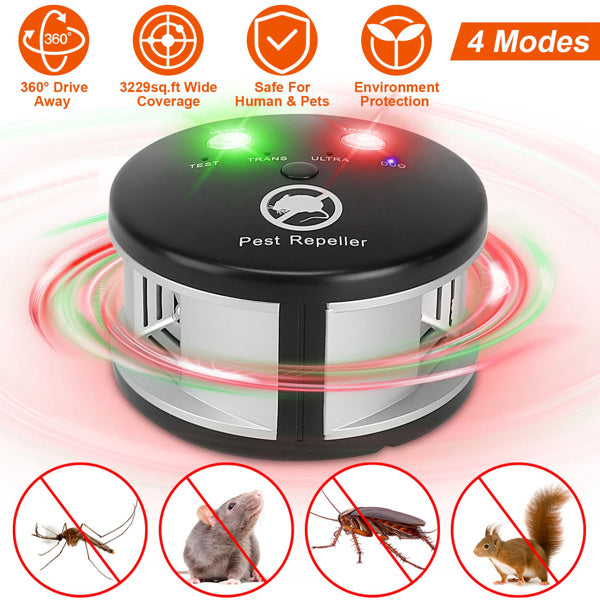 360 Degree Ultrasonic Pest Repellent by luvipets