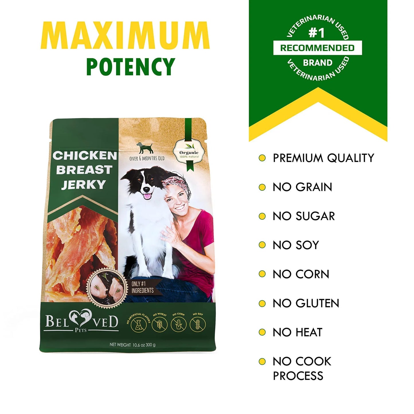 Chicken Jerky Dog Treats All Natural And Organic Healthy Snacks