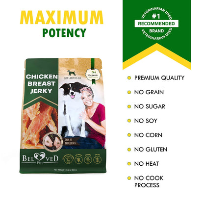 Chicken Jerky Dog Treats All Natural And Organic Healthy Snacks