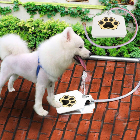 Outdoor Dog Pet Water Fountain by luvipets