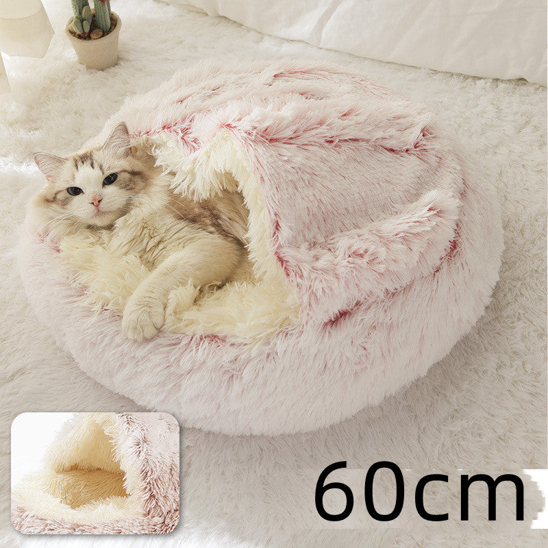2 In 1 Dog And Cat Bed Pet Winter Bed by luvipets