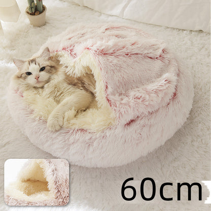 2 In 1 Dog And Cat Bed Pet Winter Bed by luvipets