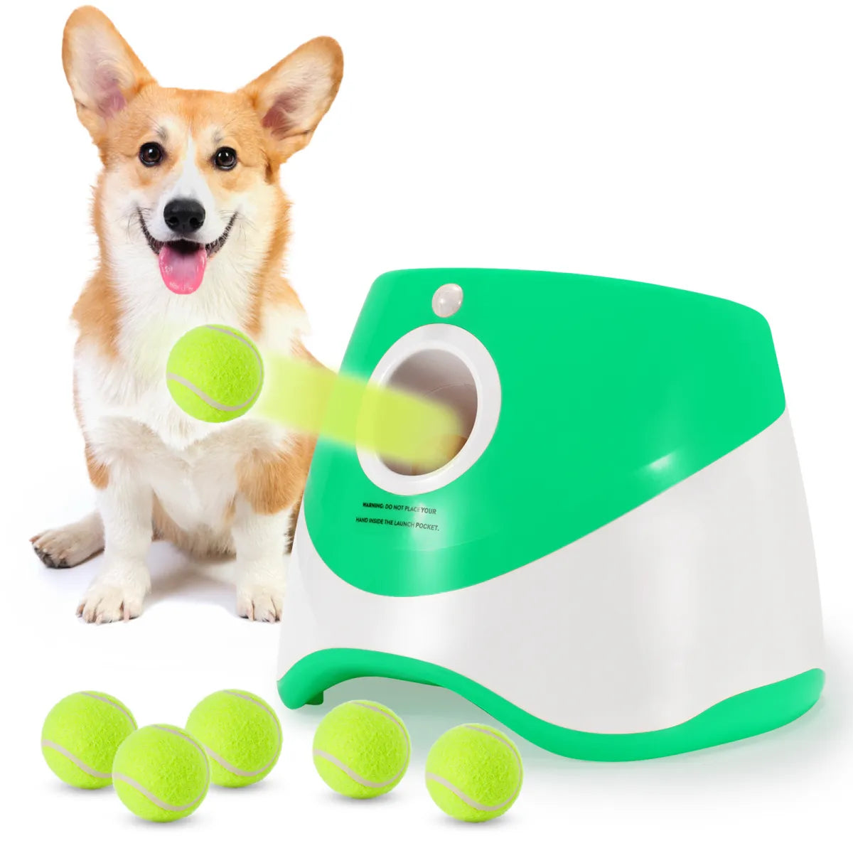 Automatic Tennis Ball Launcher by luvipets