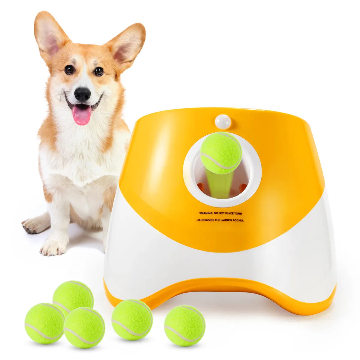 Automatic Tennis Ball Launcher by luvipets