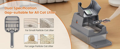 Wholesale Luxury 20L PP Plastic Smart Cat Litter by luvipets