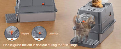 Wholesale Luxury 20L PP Plastic Smart Cat Litter by luvipets