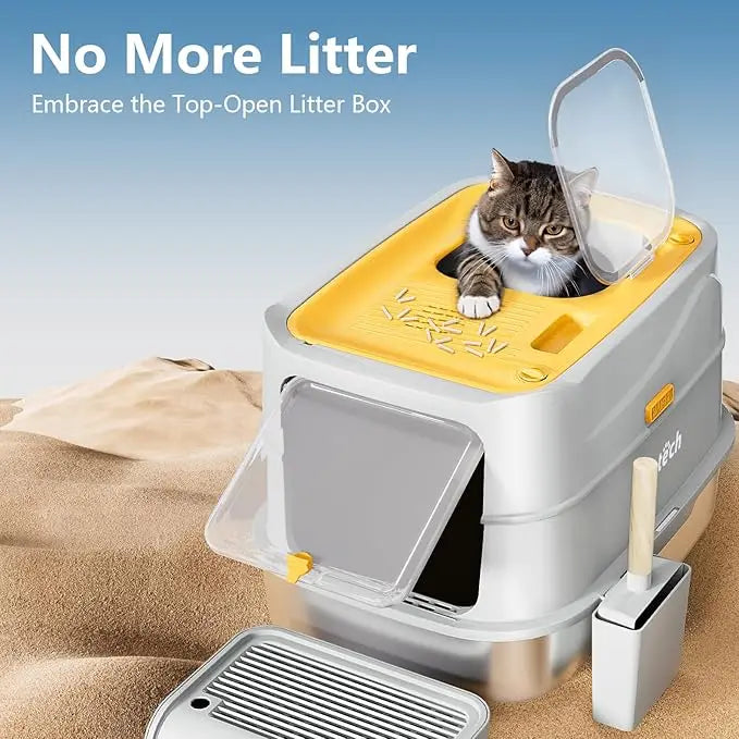 Wholesale Luxury 20L PP Plastic Smart Cat Litter by luvipets