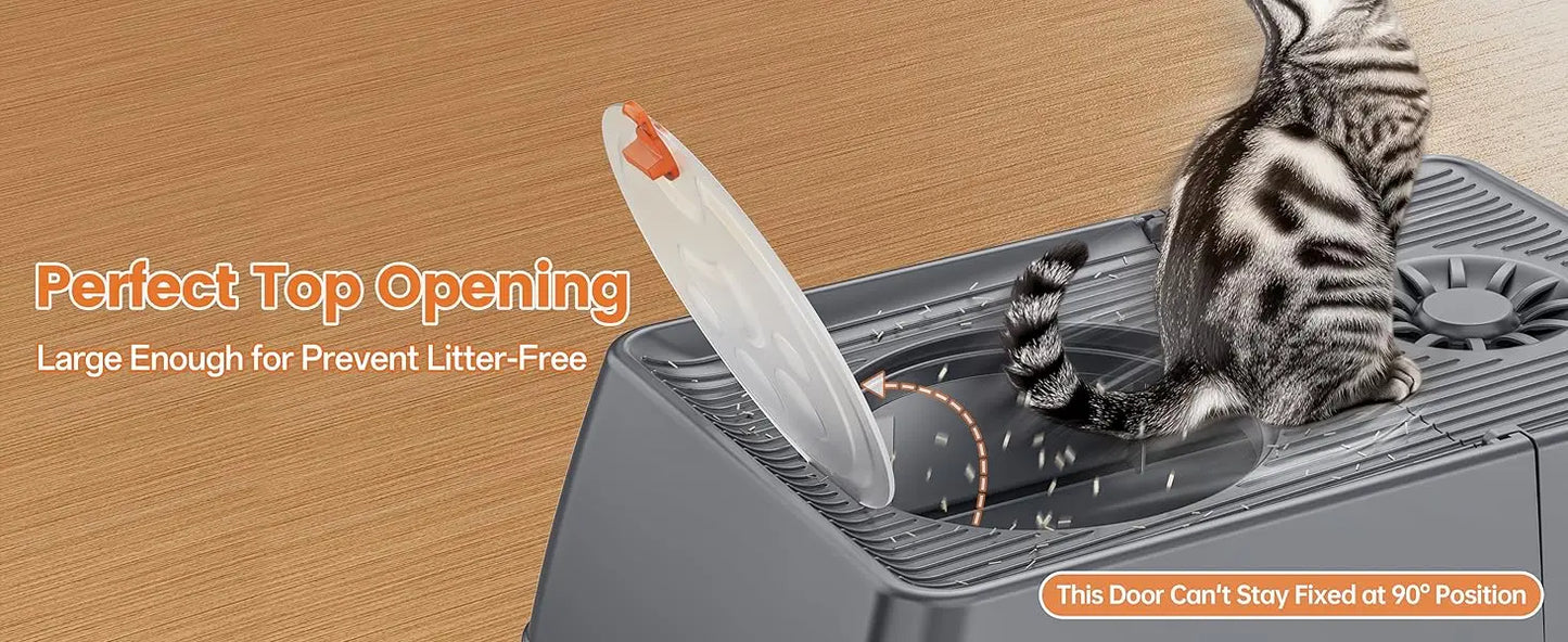 Wholesale Luxury 20L PP Plastic Smart Cat Litter by luvipets